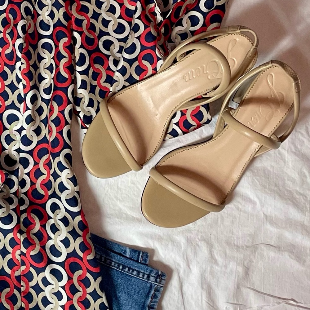 J. Crew Minimalist Women's Block Heel Sandals sz 9